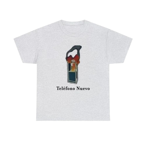 BURNING TELEPHONE ASH COTTON TEE BURNING TELEPHONE ASH COTTON TEE