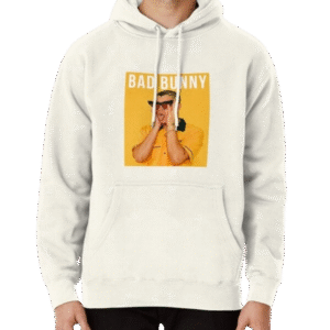 Bad Bunny Poster Pullover Hoodie