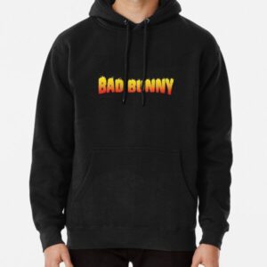 Bad Bunny Pullover Hoodie Black
