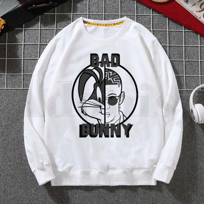 Bad Bunny Sweatshirts - Bad Bunny Estamos Bien 10 Sweatshirt Bad Bunny Sweatshirts - Bad Bunny Estamos Bien 10 Sweatshirt