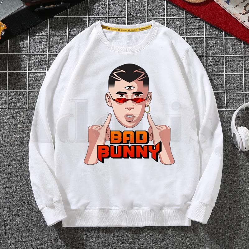 Bad Bunny Sweatshirts - Sweatshirt Bad Bunny Estamos Bien 5 Bad Bunny Sweatshirts - Sweatshirt Bad Bunny Estamos Bien 5