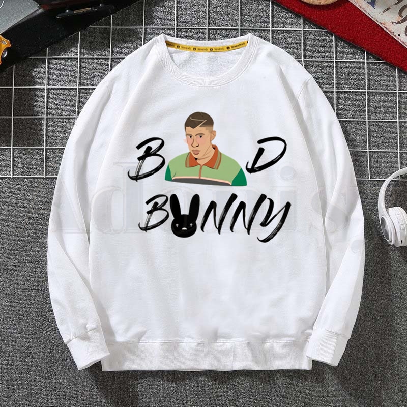 Bad Bunny Sweatshirts - Sweatshirt Bad Bunny Estamos Bien 8 Bad Bunny Sweatshirts - Sweatshirt Bad Bunny Estamos Bien 8