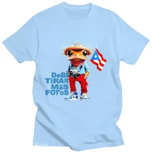 Bad Bunny T Shirt 2025 Funny Frog T-Shirt Debí Tirar Más Fotos